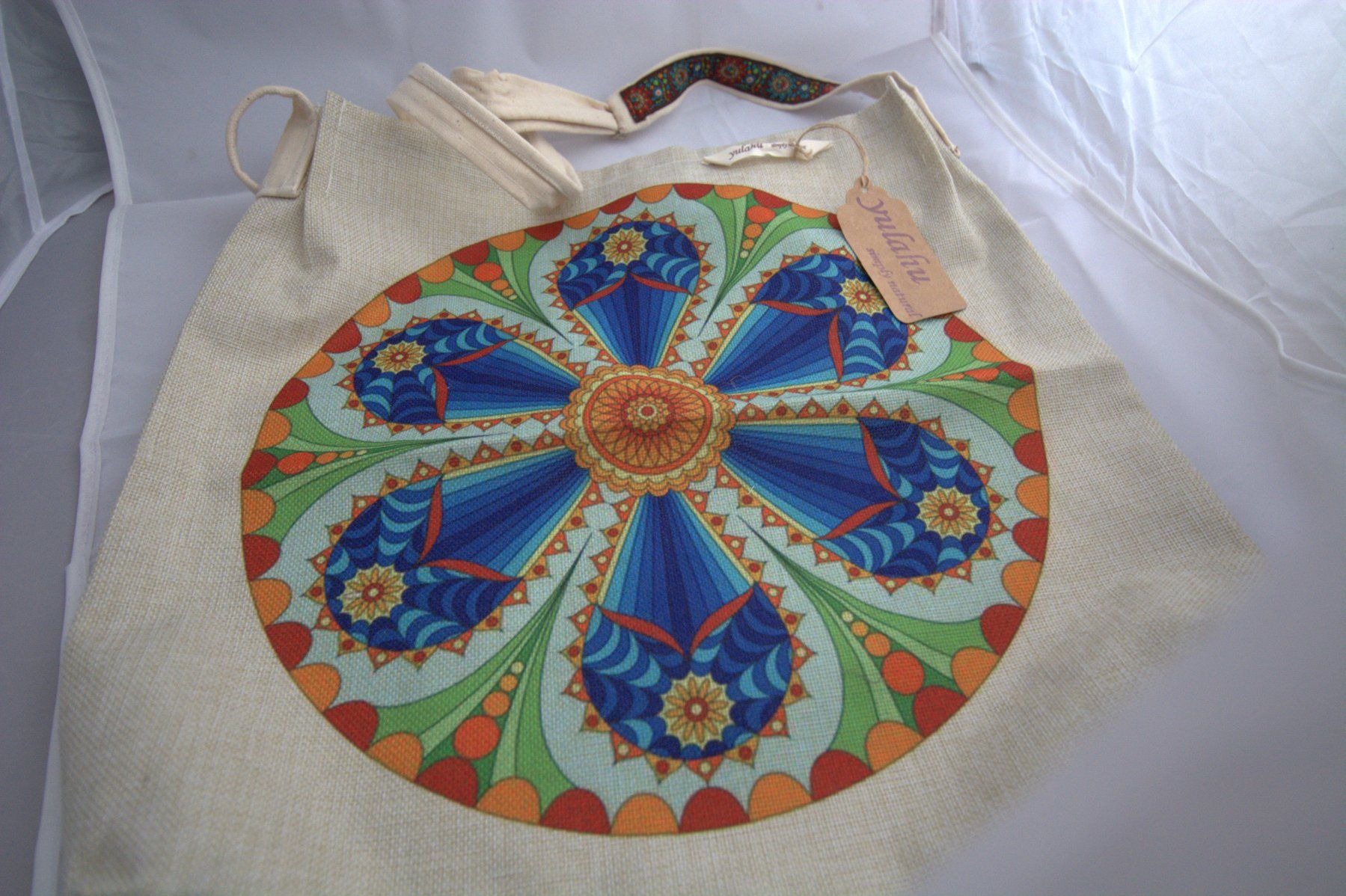 Taschen: Mandala Sommer Tasche mit Innentasche, neu – Neu (gemäss Beschreibung) aus Oberglatt ZH von JulFul 2