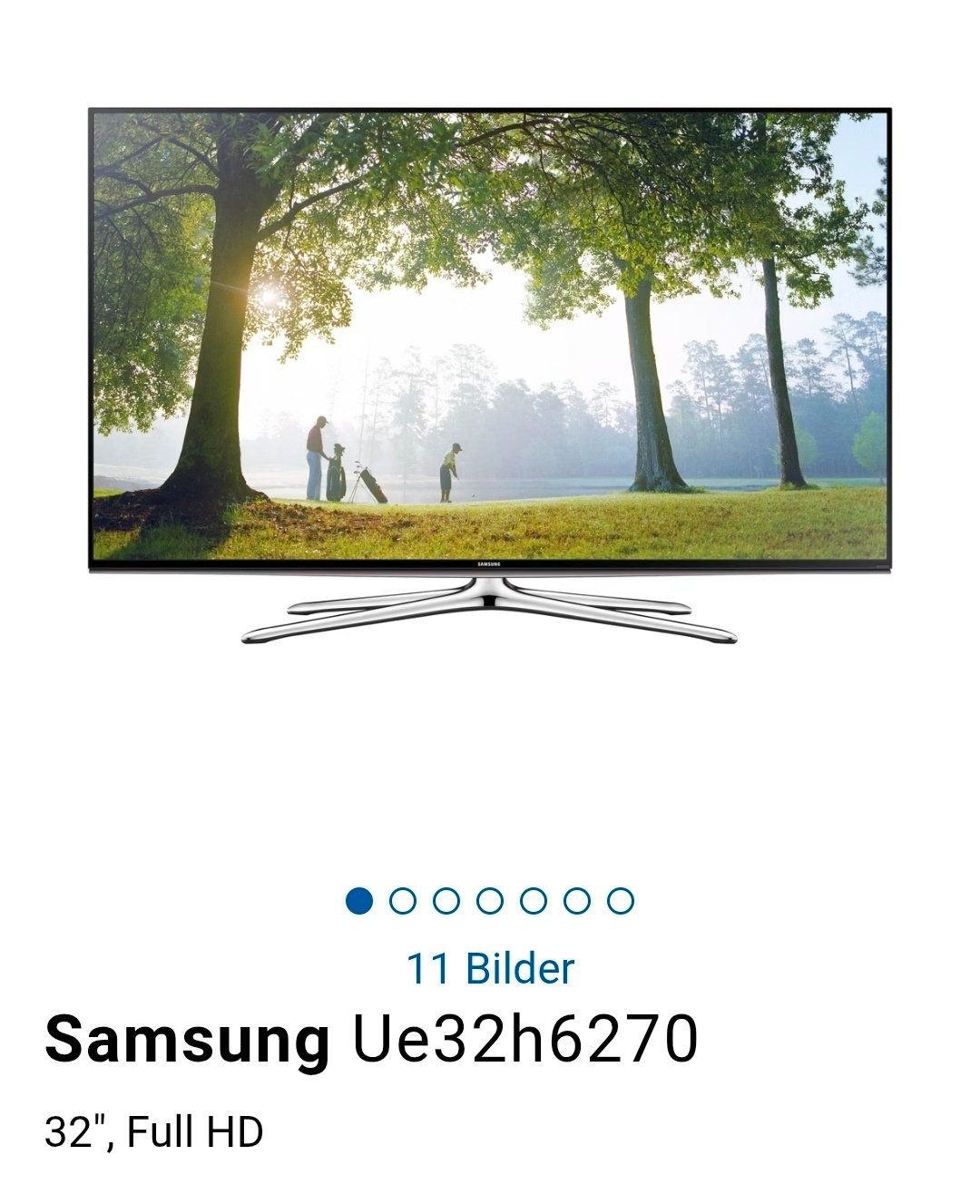 Samsung Fernseher: Samsung TV UE32H6270SS – Neu (gemäss Beschreibung) aus Unterägeri von tinixa96