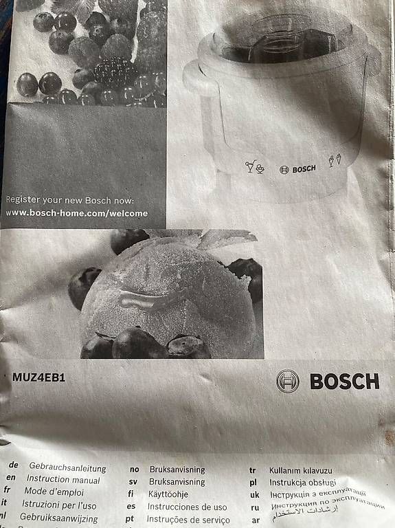 Bosch Appareils de cuisine: MUZ4EB1 Eisbereiter MUM4 – D'occasion à Nussbaumen AG par GeorgiaB 2
