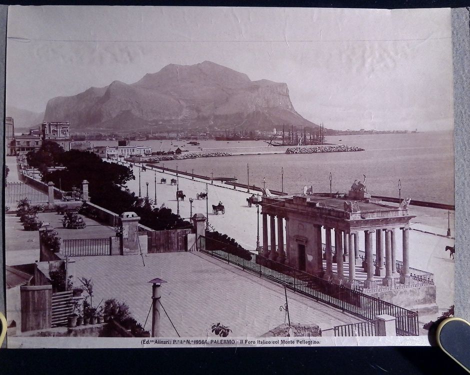 Palermo Italien um 1900 Antikes Foto Ed. Alinari Grossf. (Gebraucht) in ...