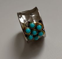 RING SILBER 925 MIT TÜRKIS