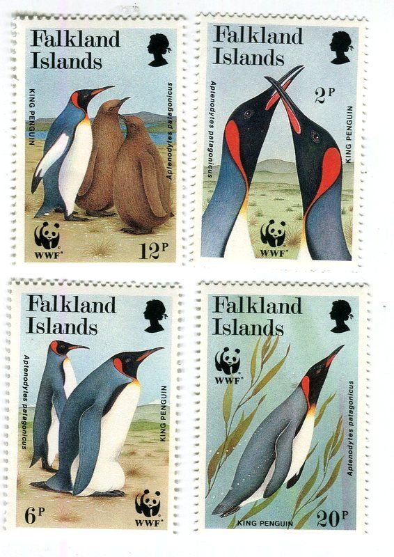 Tutti i francobolli: Briefmarken "Pinguine". Falklandinseln – Nuovo e nell'imballaggio originale da Basel venduto da Butsch5