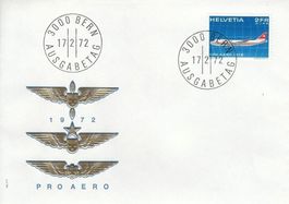1972, FDC, Pro Aero, Serie