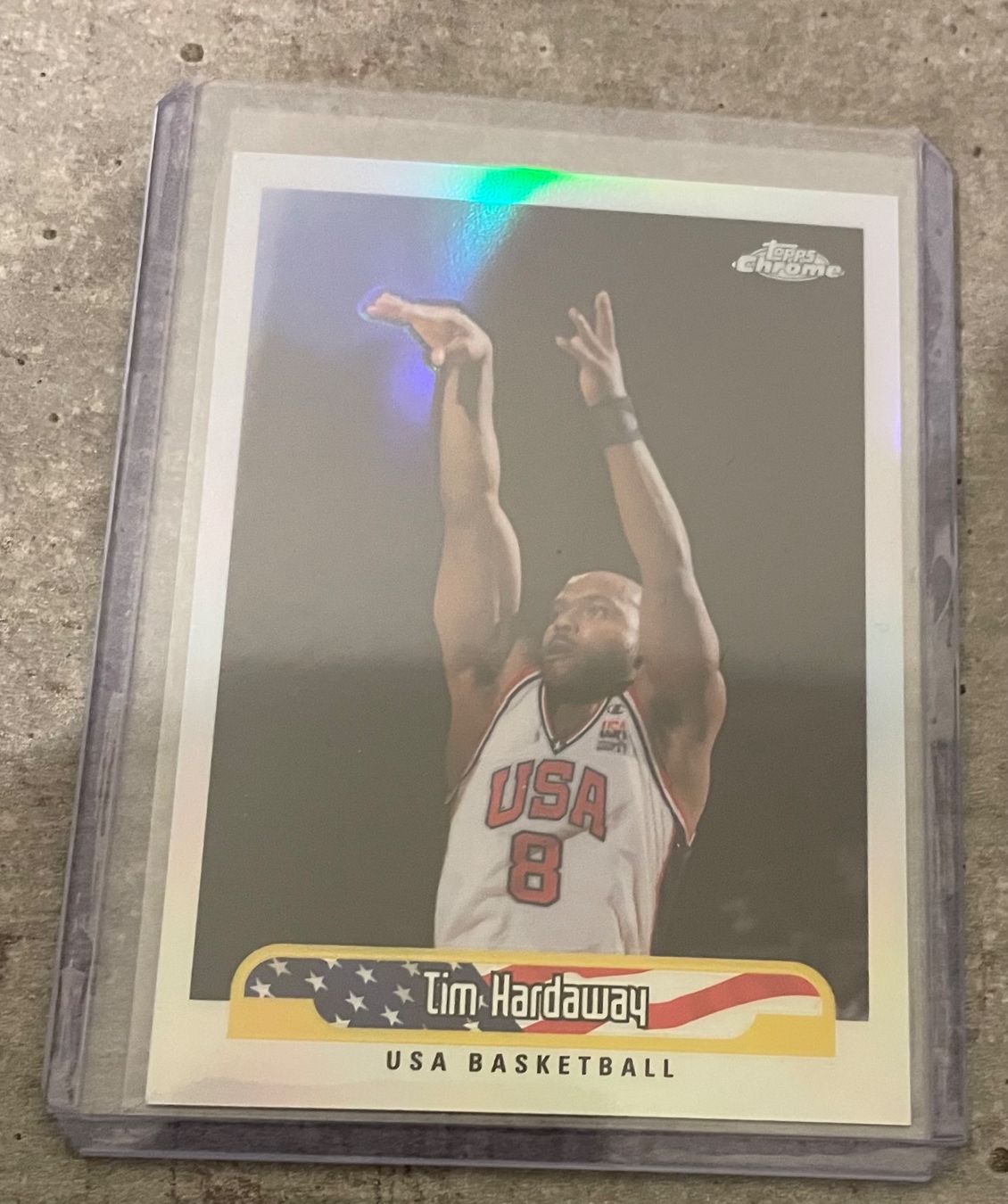 Nba Carte collezionabili: NBA Tim Hardaway Team USA Refractor Card – Nuovo (secondo la descrizione) da Muttenz venduto da joba23