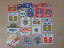 Bier Brauerei Warteck Etiketten