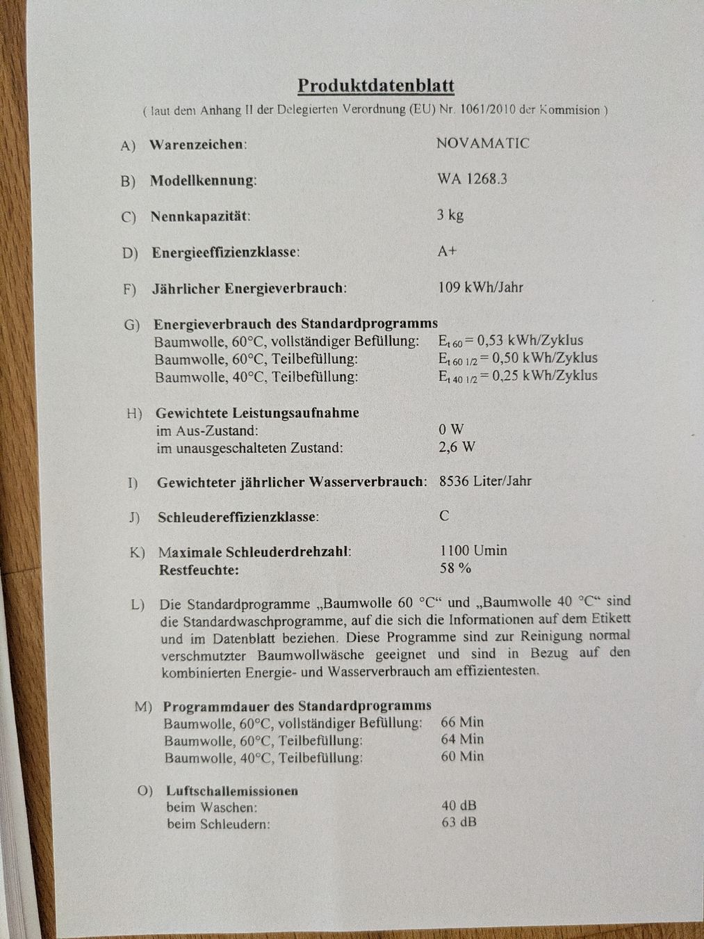 Novamatic Machines à laver: Waschmaschine Novomatic 3kg  – D'occasion à Wettswil par jennyhofmann 1