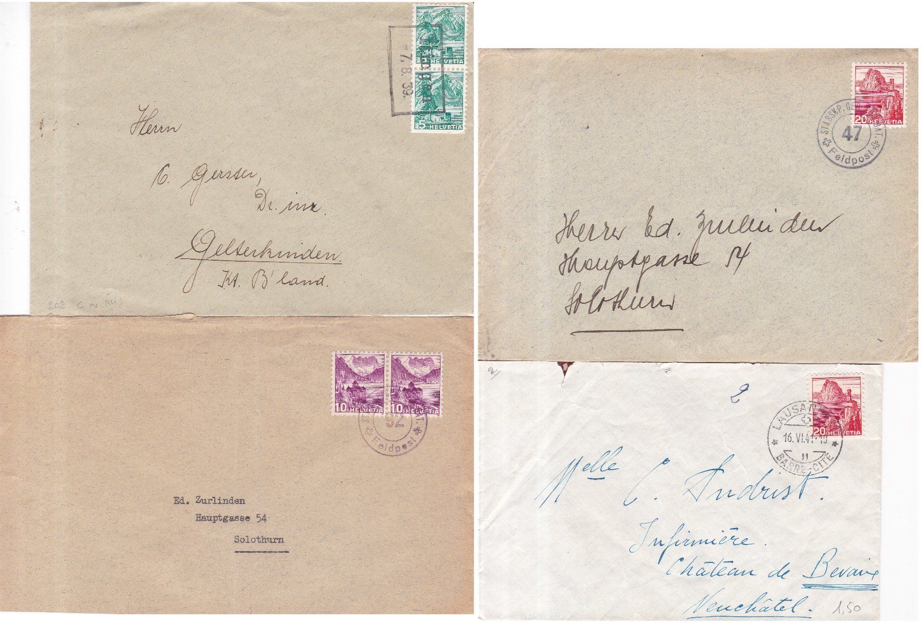 Tous les timbres: 42 Stk. Alte CH Briefe, Postkarten, Belege – D'occasion à Münchwilen AG par Nesar 5