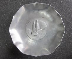SIGG/SIGAL, Aluminiumteller/Zierteller "Grossmünster Zürich"