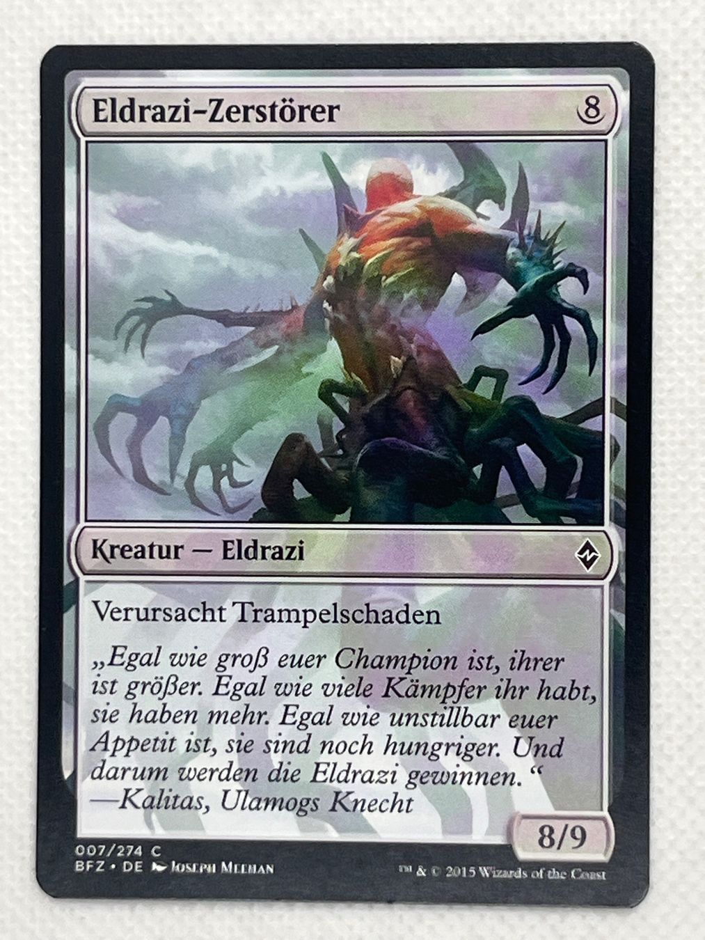 Magic The Gathering Carte collezionabili: Magic The Gathering - Eldrazi-Zerstörer Common – Usato da Hinterkappelen venduto da Kim1992