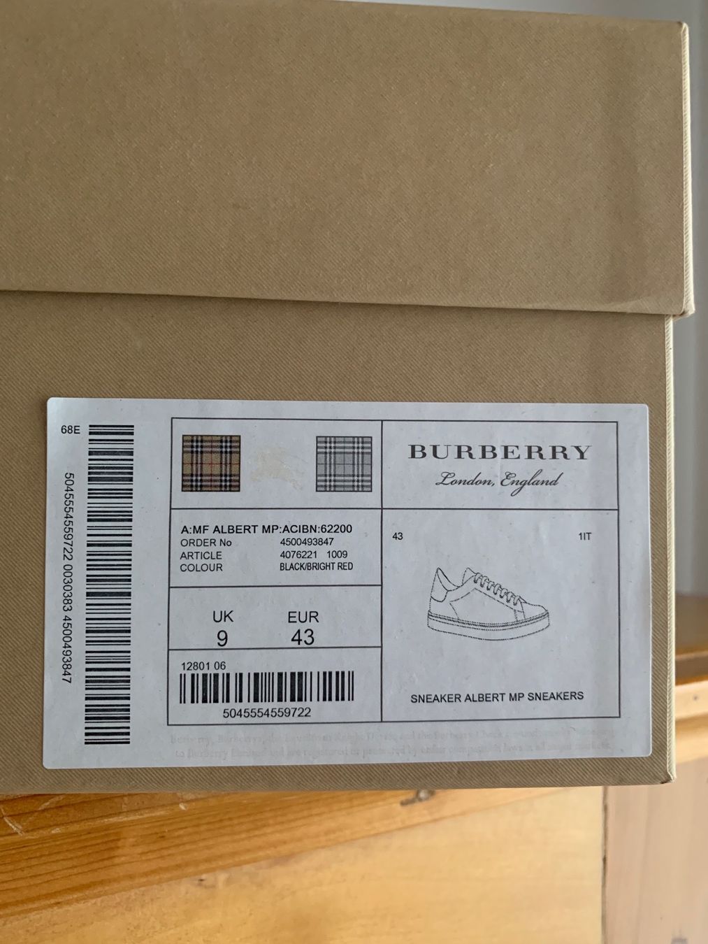 Scarpe da uomo: Burberry Schuhe Sneaker Gr.43 – Usato da Ellikon an der Thur venduto da Bali1999 8