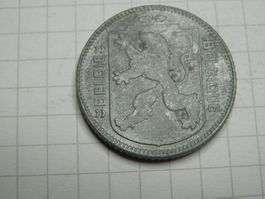 Belgien 1 Franken, 1944 Legende - 'BELGIE - BELGIQUE'