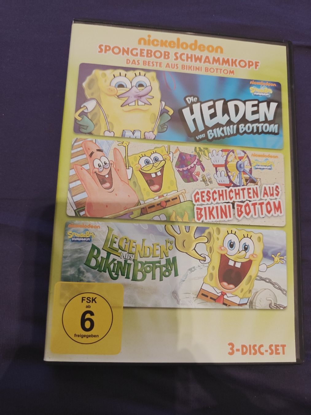 Tutti i DVDs: Spongebob 21 ganze Episoden - 3 DVD Set – Usato da Winterthur venduto da TomiGriffith