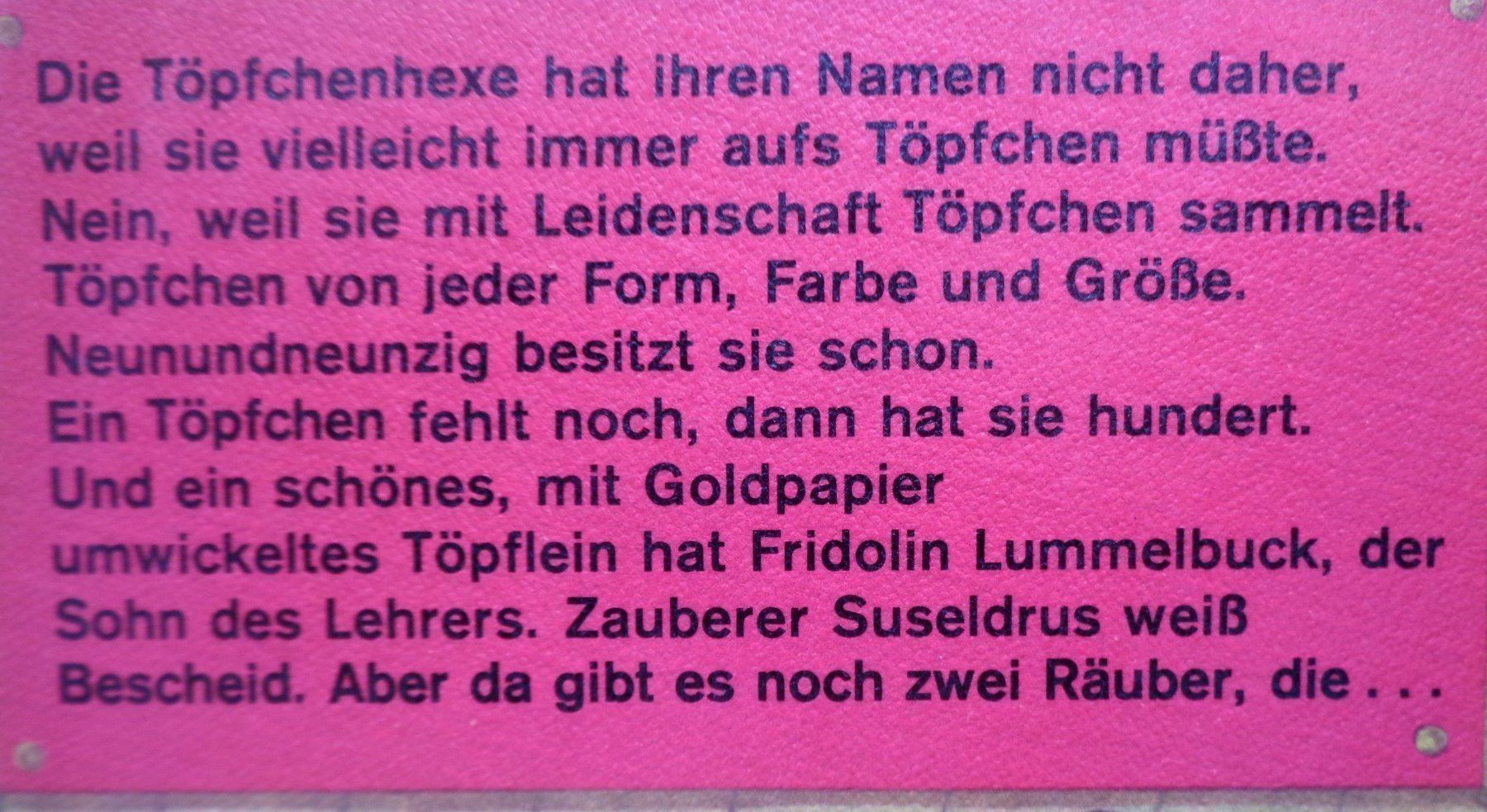 Libri: Die Töpfchenhexe / Vera Ruoff / Buch 1972 mit 64 Seiten – Usato da Bellach venduto da JingleJerry 6