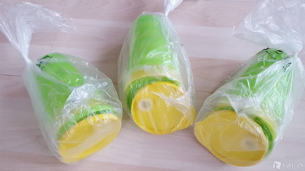 Tupperware Contenitori & Simili: 1 Duo Pack Aqua Strohhalmbecher, Tupperware – Nuovo e nell'imballaggio originale da Schönengrund venduto da Liane63 2