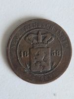 Munt Nederlandsch Indie 1858 2.5 Cent