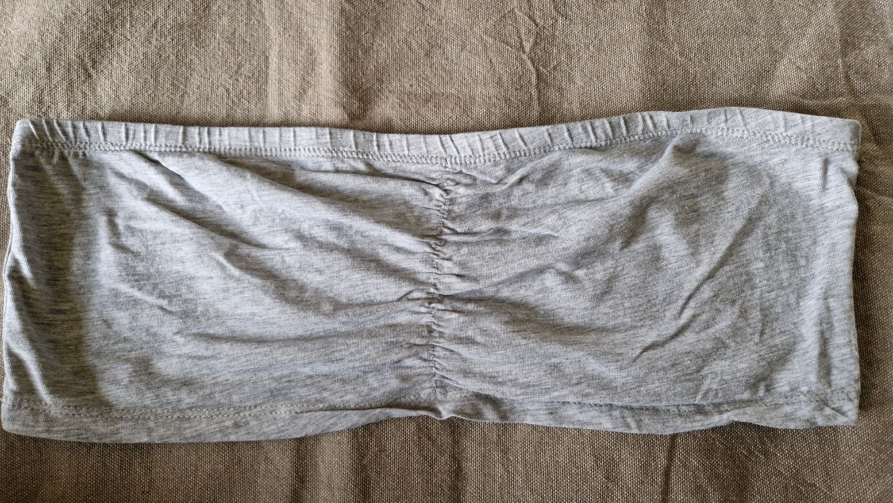 Tops: Graues Chicorée Bustier-Bandeau-Top, Gr. XL – Gebraucht aus Oberengstringen von Asteroid56 1