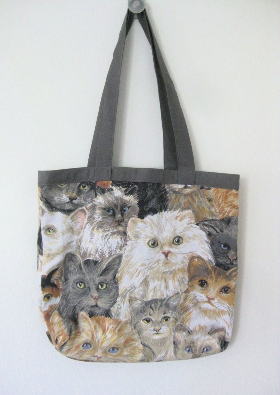 Sacs: Tasche, Einkaufstasche mit Katzen, Handarbeit – Neuf (Voir description) à Kriens par Kraeutergarten 1