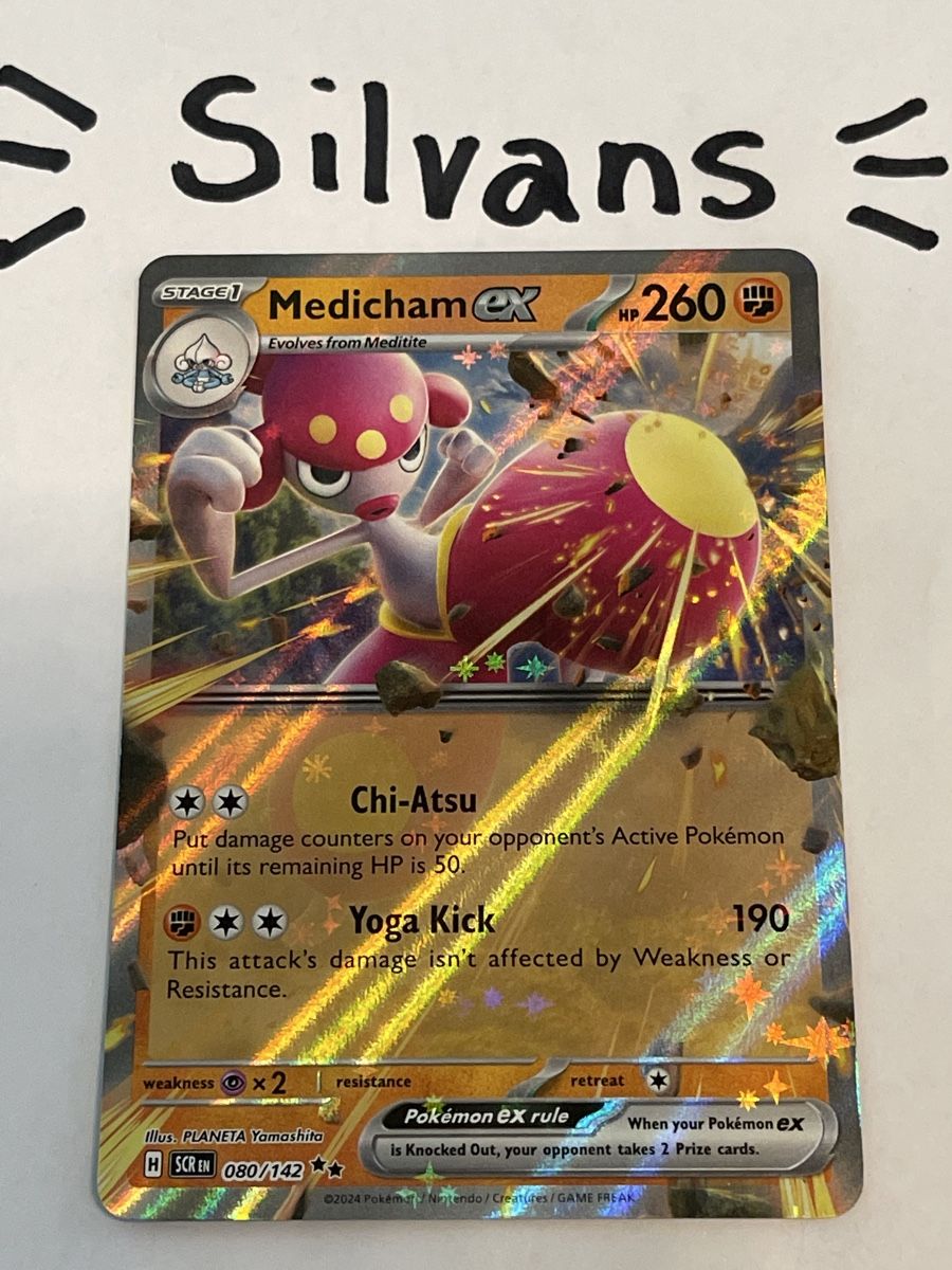 Pokémon Carte collezionabili: Medicham ex 080/142 Stellar Crown Englisch – Nuovo (secondo la descrizione) da Wil SG venduto da Silvans