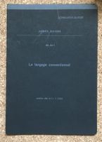 ARMÉE SUISSE LE LANGAGE CONVENTIONNEL 58.24F VON 1963