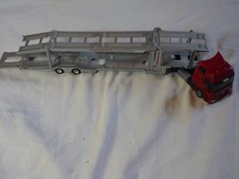 Spielzeugauto - Kässbohrer - Sattelschlepper Autotransporter