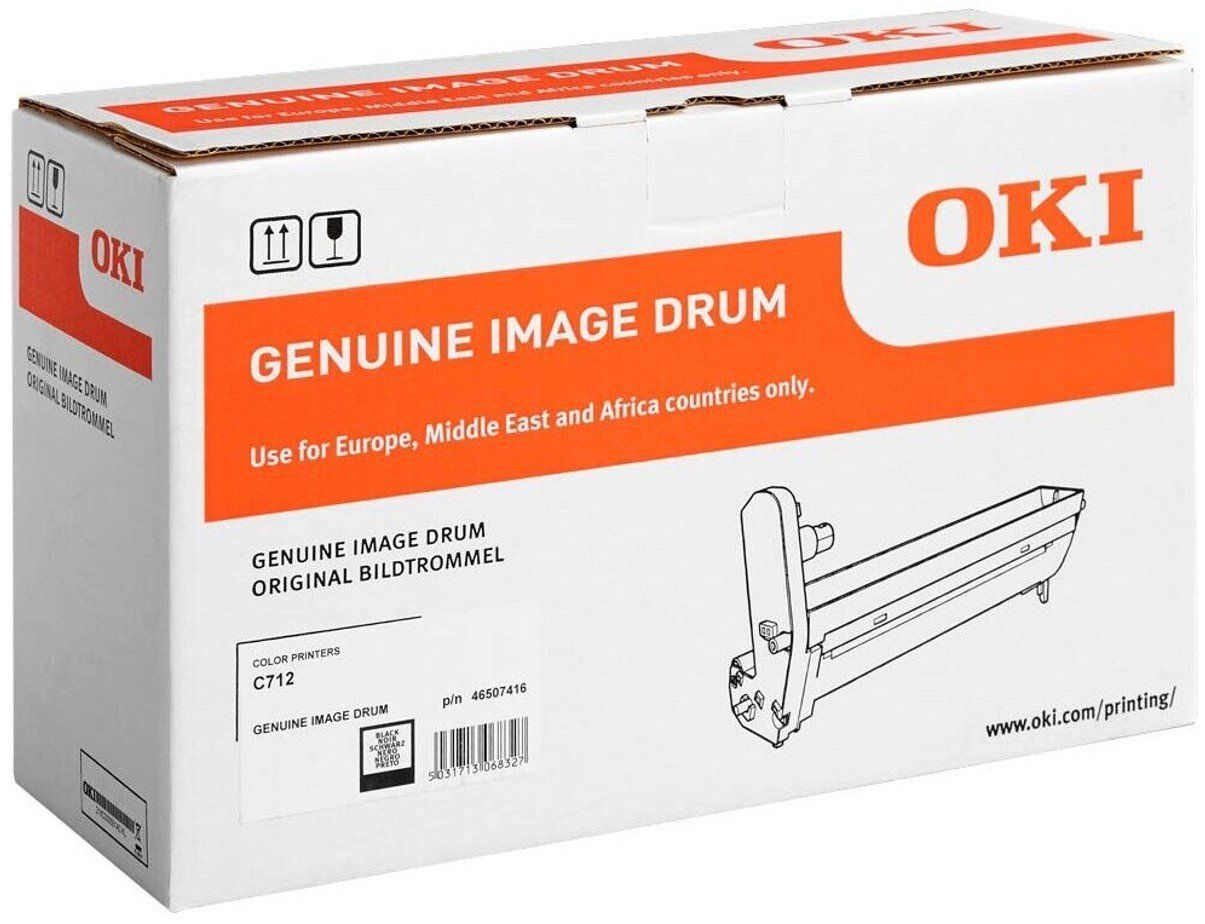 Oki Cartucce per stampanti & toner: Original OKI C712n, Oki C712dn black Drum, 46507416 – Nuovo e nell'imballaggio originale da Glattbrugg venduto da copytron