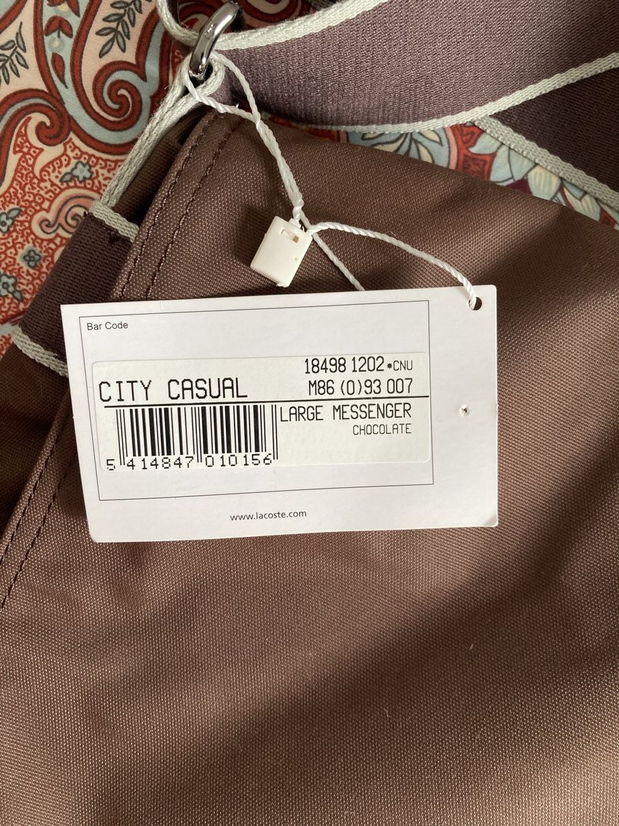 Lacoste Borse: Borsa tracolla computer/tempo libero – Nuovo (secondo la descrizione) da Viganello venduto da Orisole 5