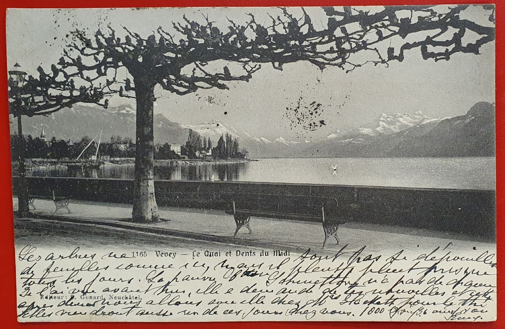 Cartoline postali: 4 Ansichtskarte Vevey – Usato da Kreuzlingen venduto da Rschweiz1 2