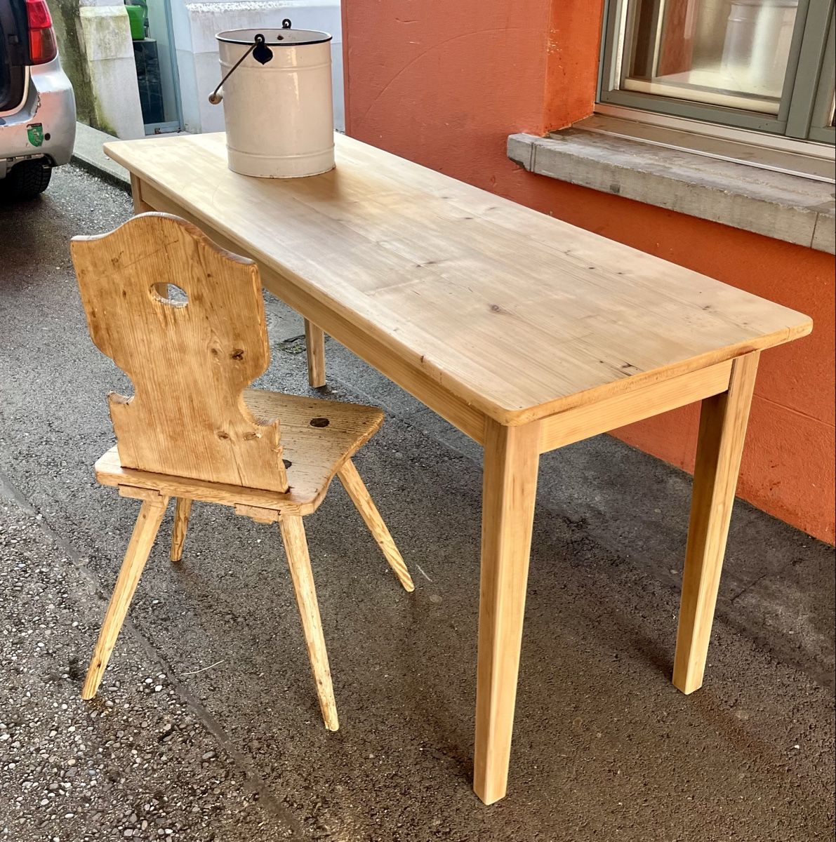Tavoli: Antiker Tannenholz Tisch 164cm lang – Usato da Ottikon venduto da san_w99n 4