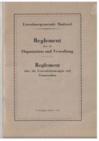 Madiswil Reglement 1954 (Langenthal Lotzwil Oberaargau)