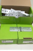 60x Alberts Tischband/Scharnier 34x140 mm verzinkt – NEU