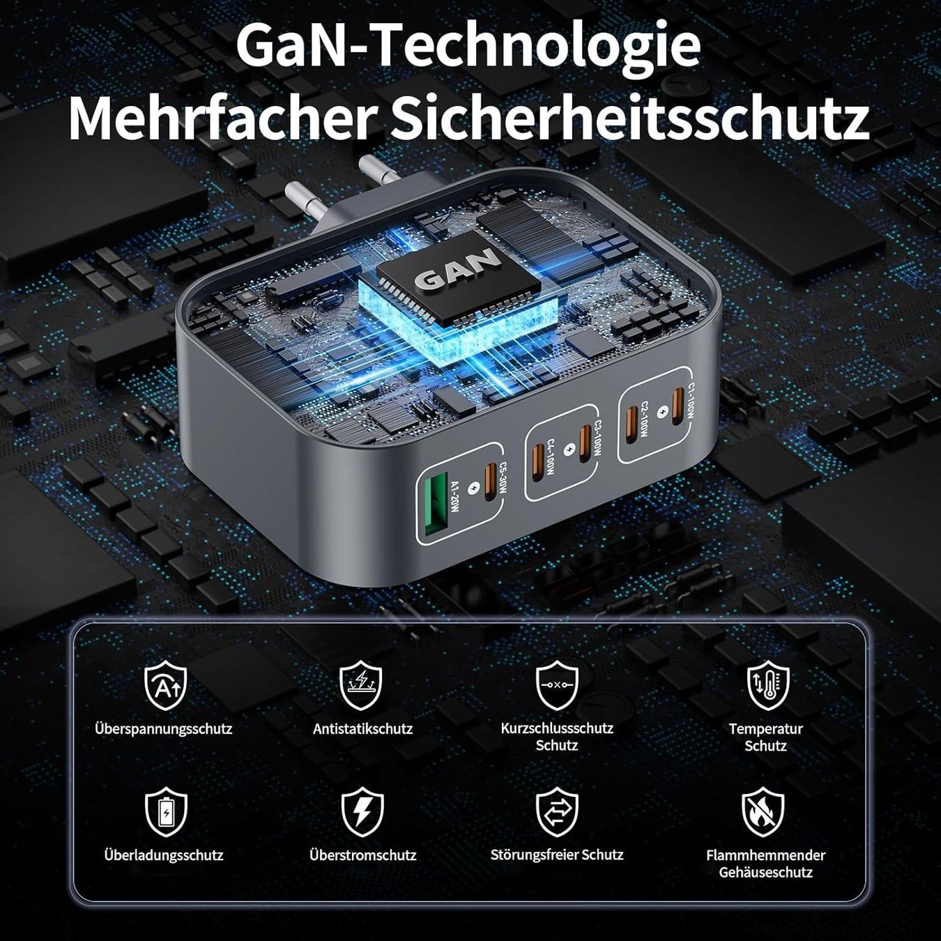 Chargements: Ladegerät 6-Port mit LED USB-A – Neuf avec emballage d'origine à Suhr par SchnapperCH 3