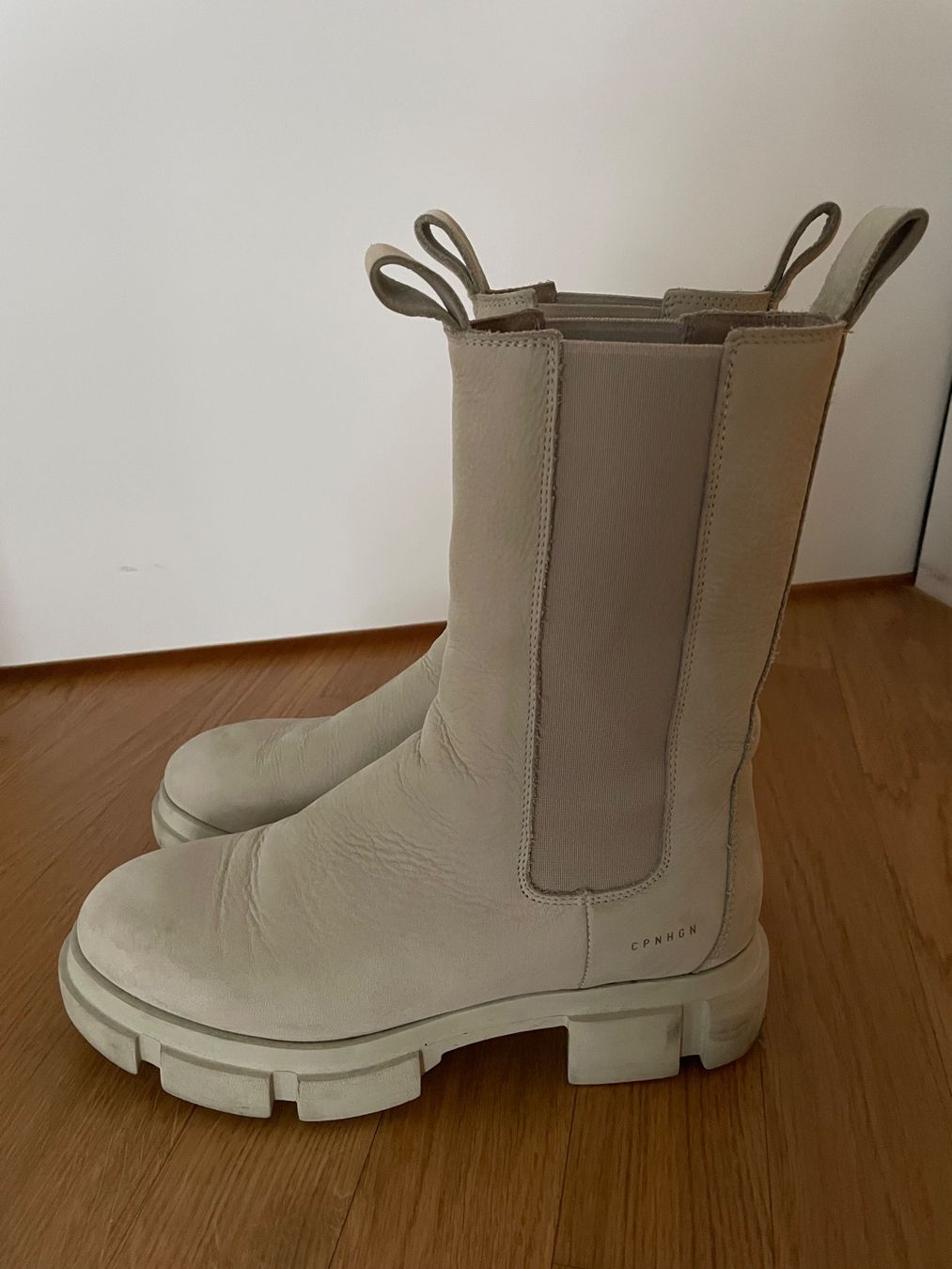 Copenhagen Scarpe da donna: Leder Boots beige - Copenhagen – Usato da Zürich venduto da Lato05 1