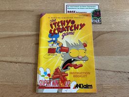 Spielanleitung The Itchy & Scratchy Game (EUR), SNES