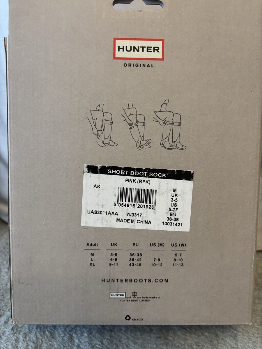 Hunter Calze: Hunter Half-Boot Socks - Size M / 36-38 – Nuovo e nell'imballaggio originale da Berneck venduto da mlb_ch99 2