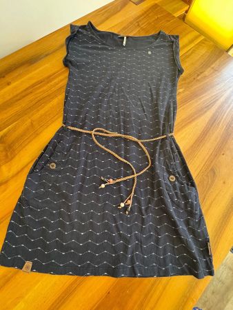 RAGWEAR lässiges Sommerkleid Gr. L, dunkelblau