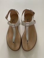 Clarks Sommersandalen, weiss/silber, Gr. 38.5 - Top Zustand