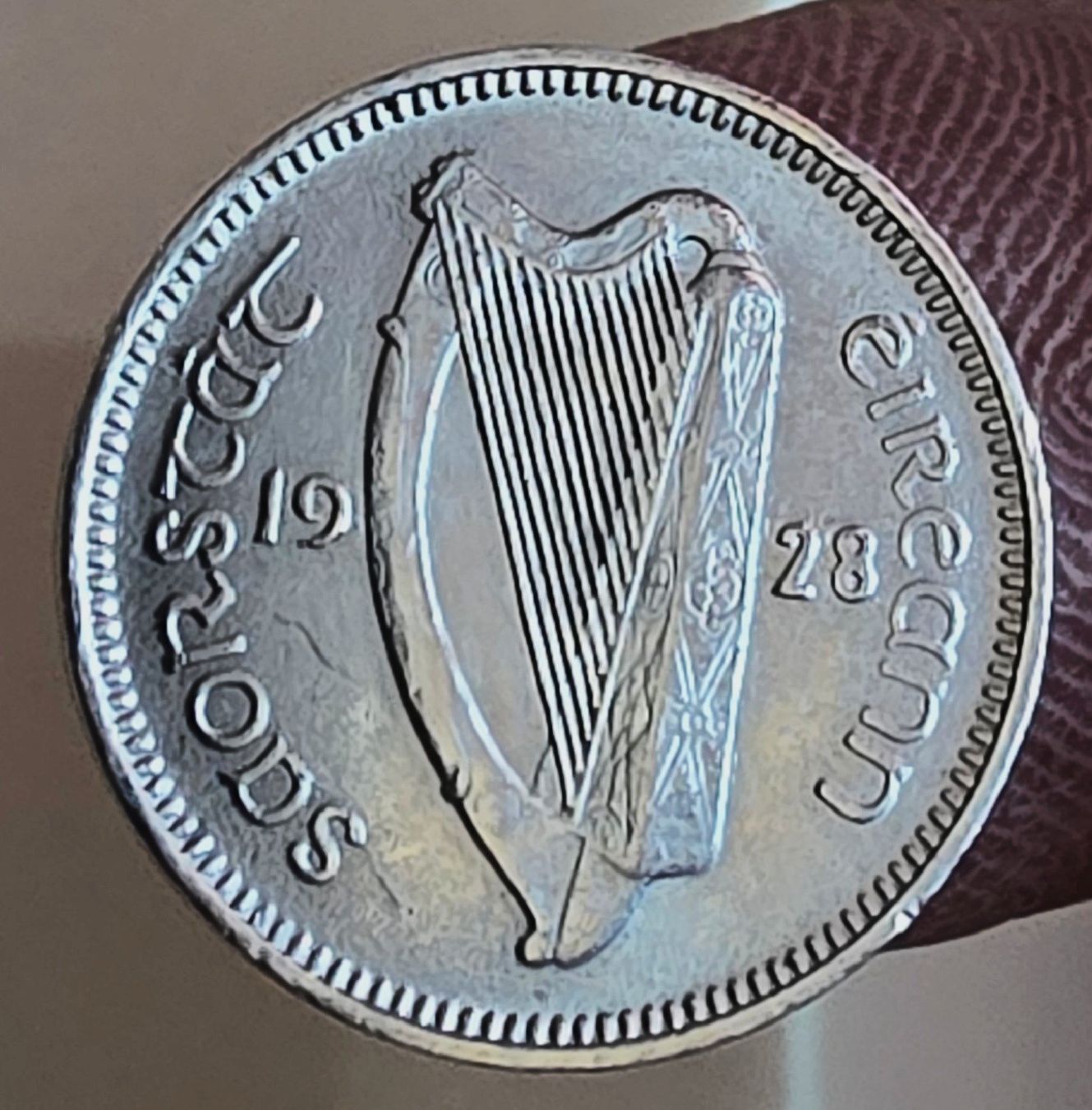 Alle Münzen: IRLAND 3 PENCE 1928 – Gebraucht aus Winterthur von Creso70 1