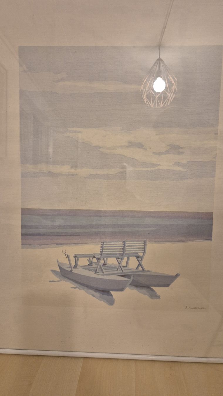Foto & Immagini: Poster mit Rahmen Stand Boot 51 x 71cm – Usato da Watt venduto da sarahZH1995 1