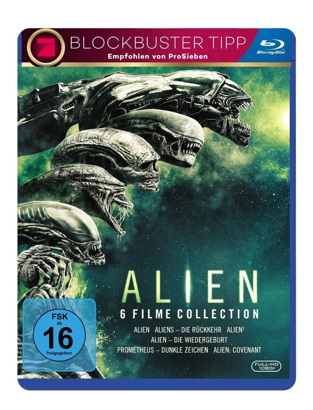 Tutti i DVDs: Alien 1-6 [Blu-ray] – Nuovo e nell'imballaggio originale da Eschen venduto da 33shaggy33