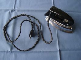 Reisebügeleisen Jura mit Tasche, Vintage