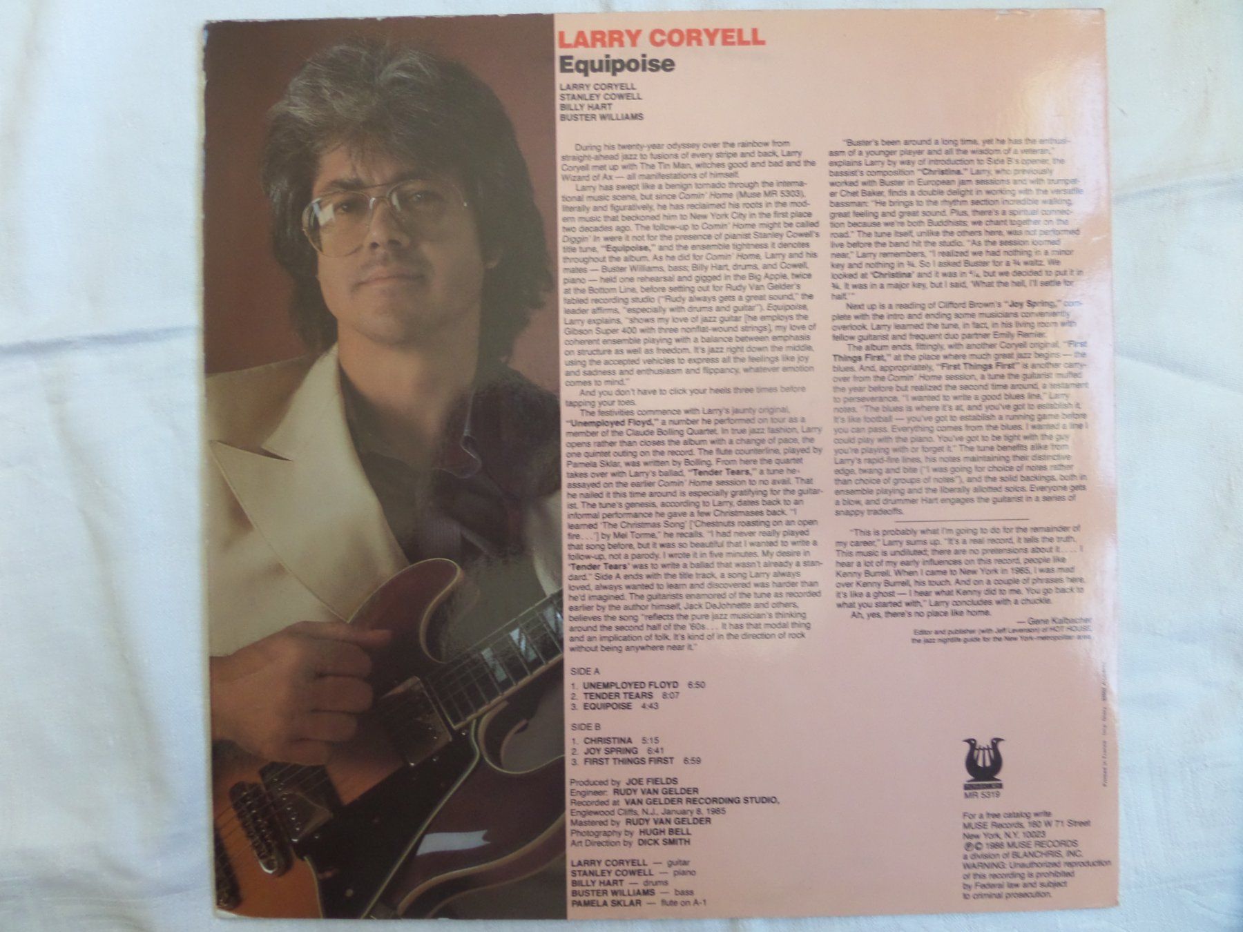 Dischi in vinile: Larry Coryell - Equipoise – Usato da Genève venduto da CDLPBookS 1