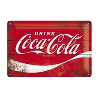 Coca Cola Drink Hängeschild Blechschild 20x30cm (Art. 22235)
