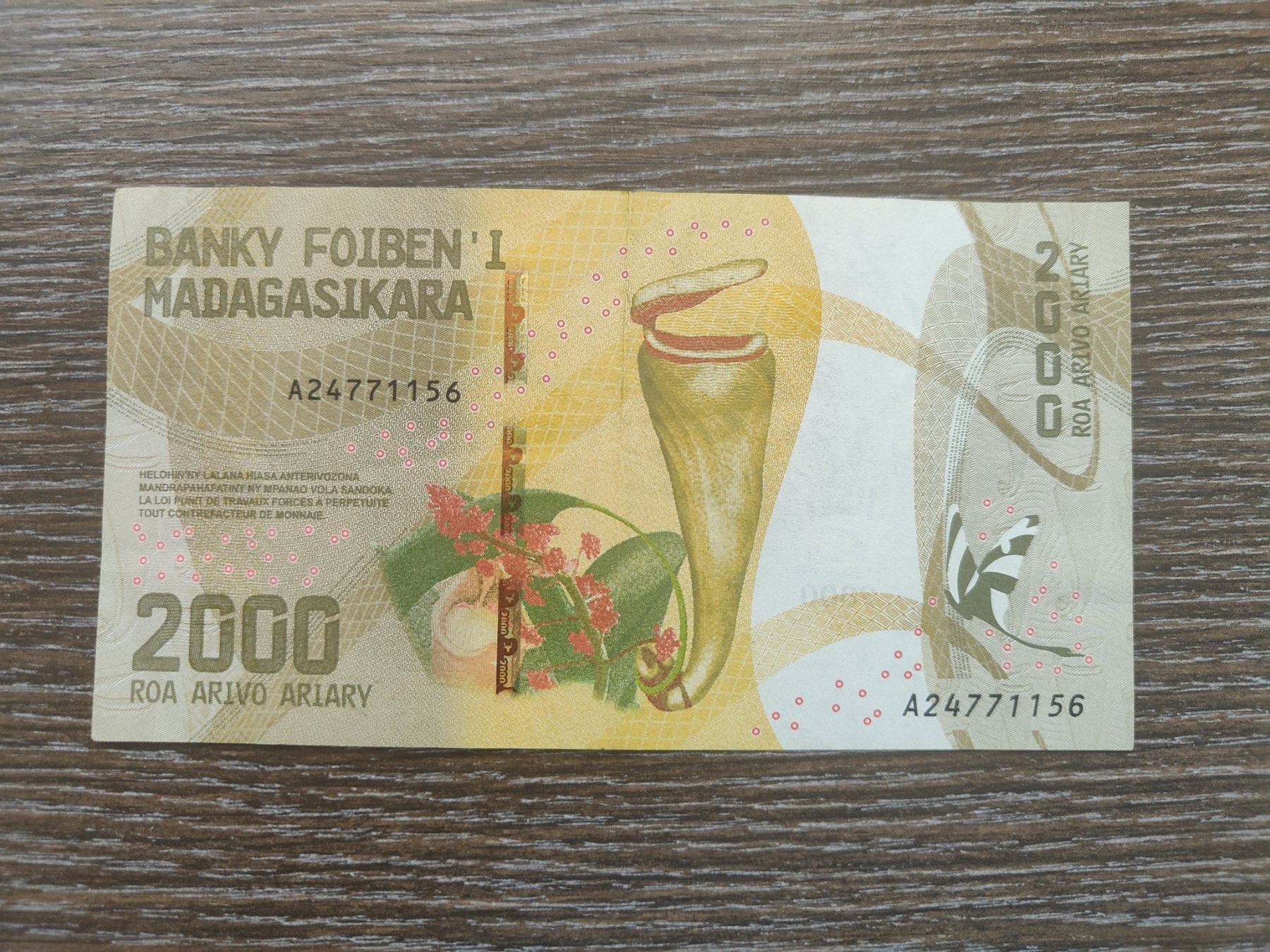 Billets de banque: Madagaskar 2'000 Ariary 2017 !!!!!! – D'occasion à Flaach par Lonzo99