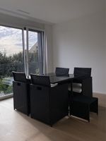 Garten Möbel Set mit Tisch, 4 Stühlen und Hockern
