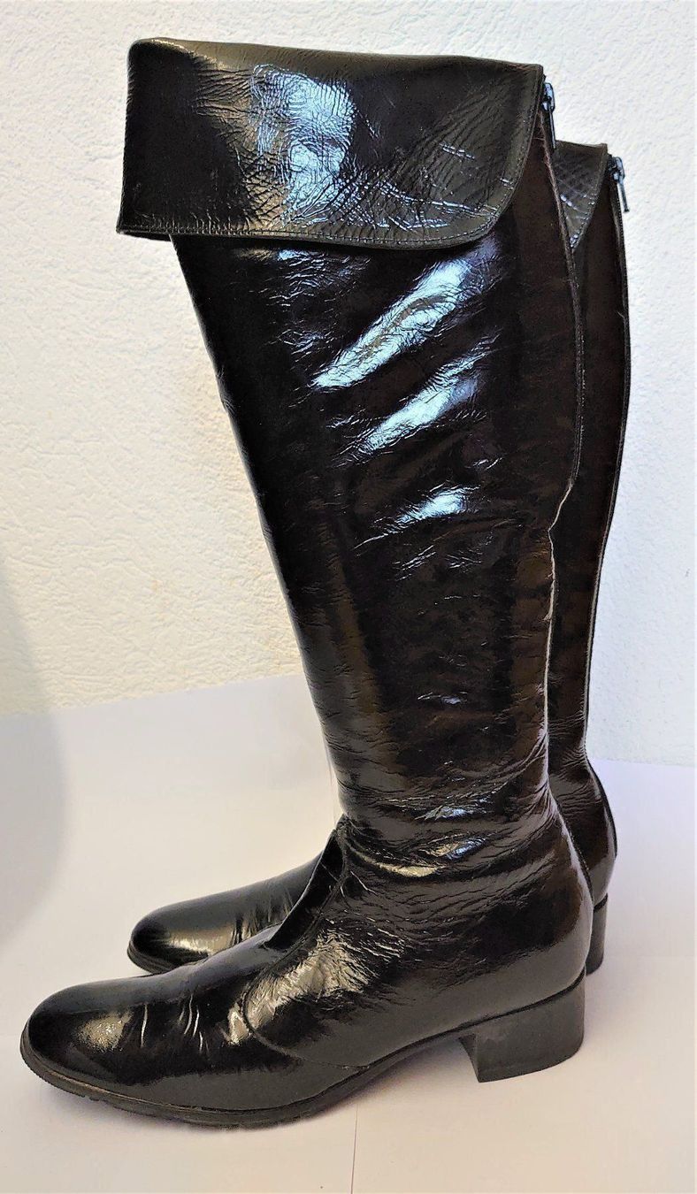 Scarpe da donna: Fancy Stiefel, Lack-Leder, Grösse 37 – Nuovo (secondo la descrizione) da Wildegg venduto da Sunburg 1