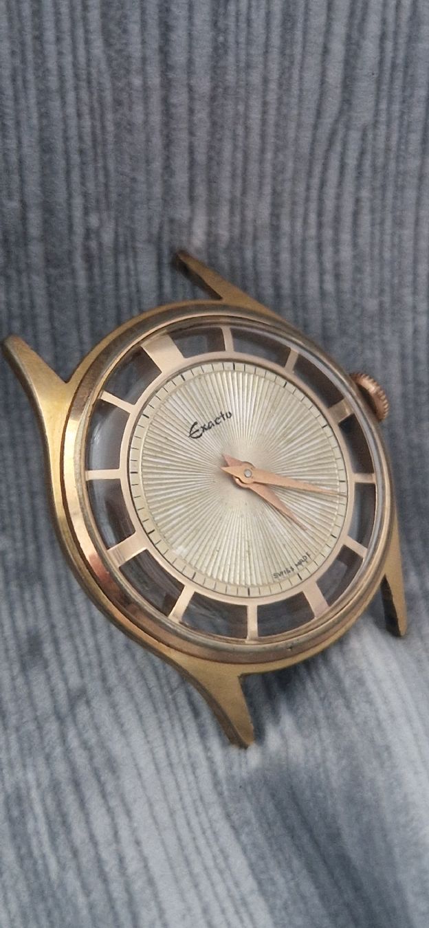 Orologi: Exacto Handaufzug Herrenuhr  – Usato da Reiden venduto da Flohmarkt-77 5
