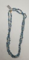 Echt 14K Gold - Blaue S.W.P. Kette