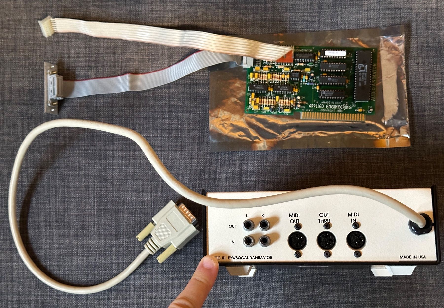 Equipement studio: AE Audio Animator Card & Module for Apple IIgs Computer – Défectueux à Grolley par christophoros77 5