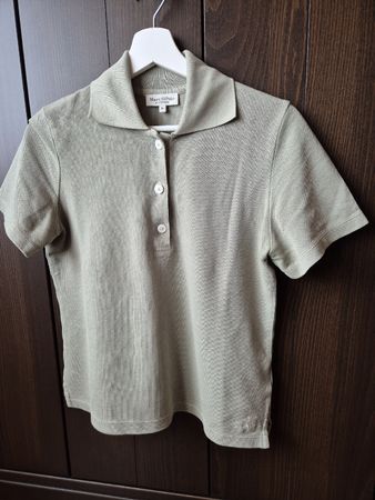 MARC O'POLO Poloshirt – Salbeigrün – 100% Baumwolle – Gr. XS