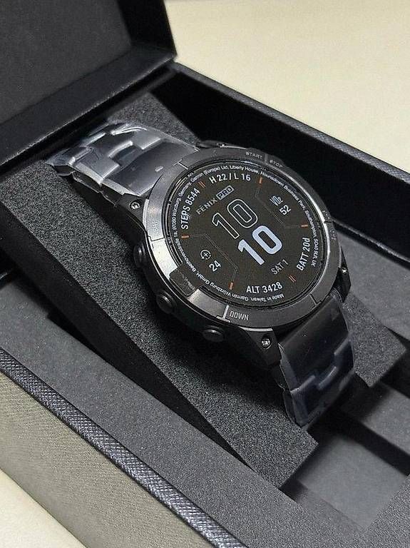Smartwatch: Garmin Fnix 7X Pro Sapphire Solar Titanium – Gebraucht aus rain von talk2712 3